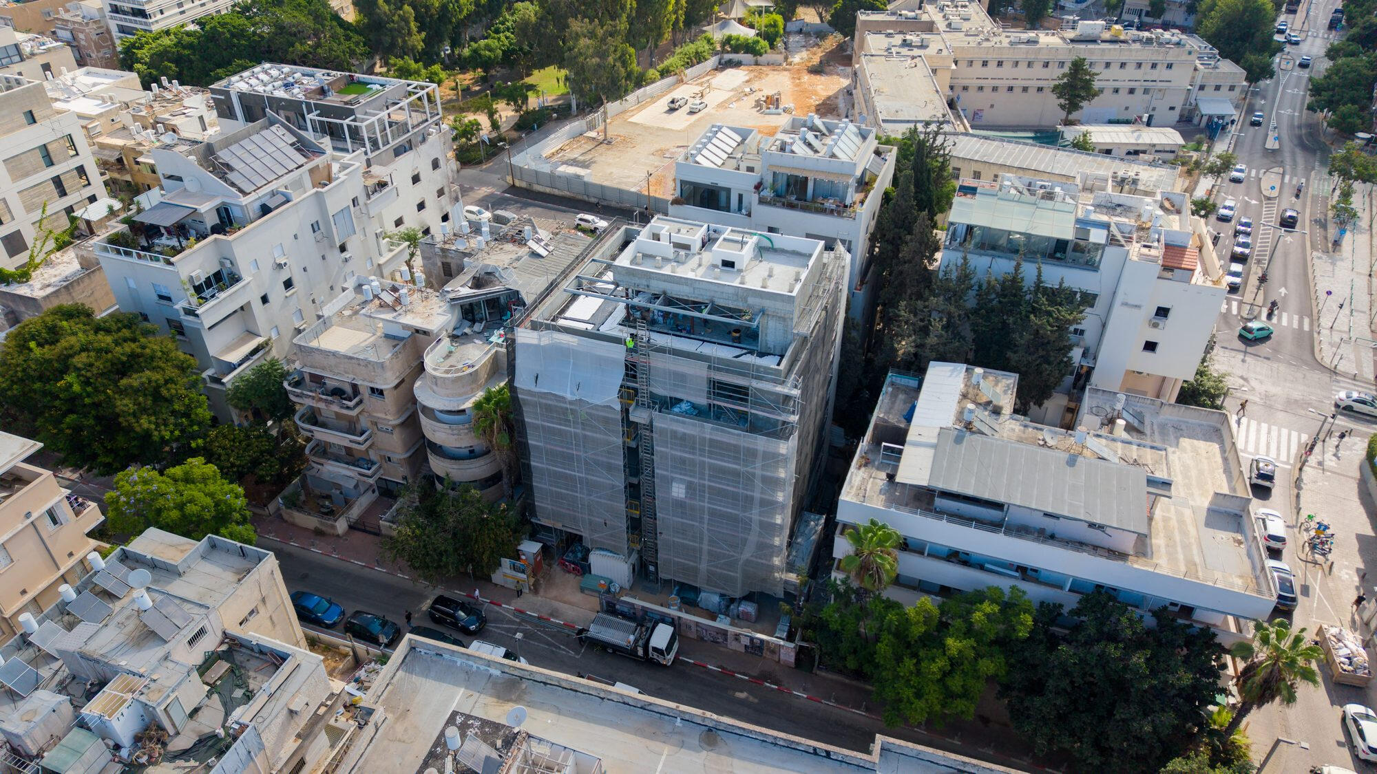 בילו 4 תל אביב – הבניין מהאוויר